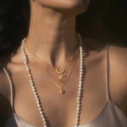 Cascade of Starlight Moonstone Necklace | Satya