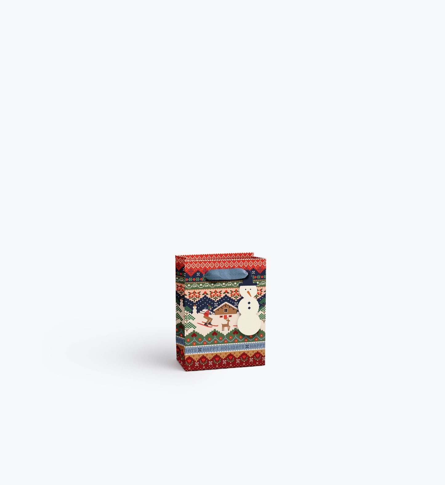 Ski Chalet Small Gift Bag