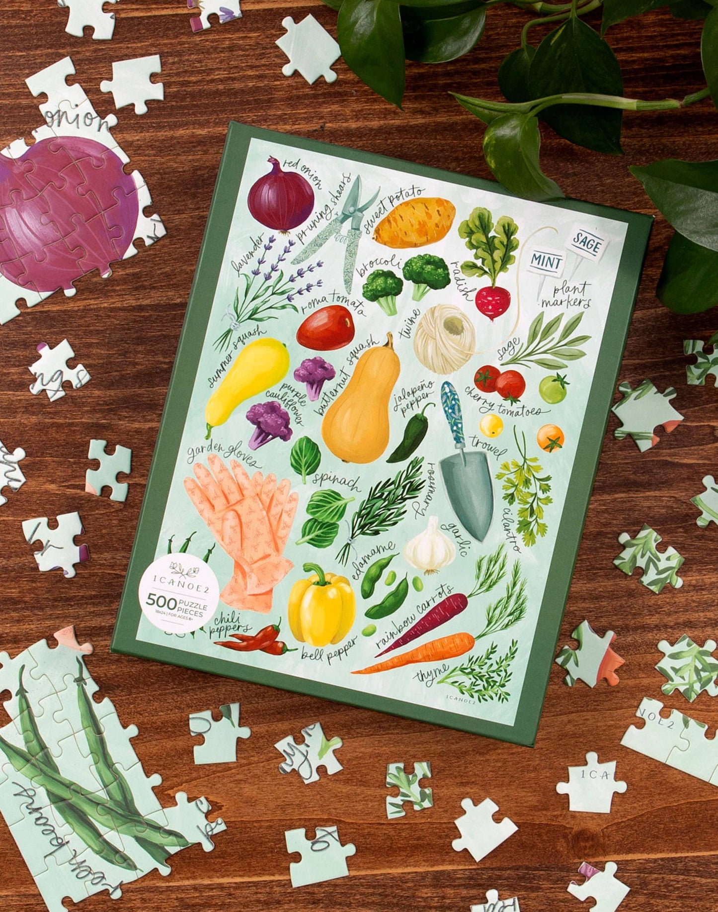In The Garden 500 Piece Puzzle