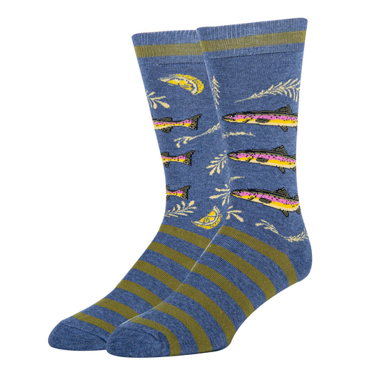 Water Trails Men's Crew Socks