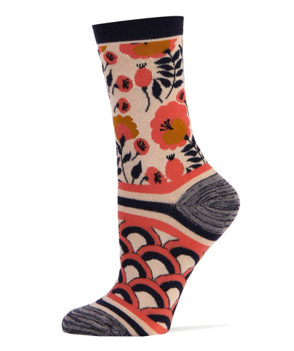 The Wild Bamboo Crew Socks