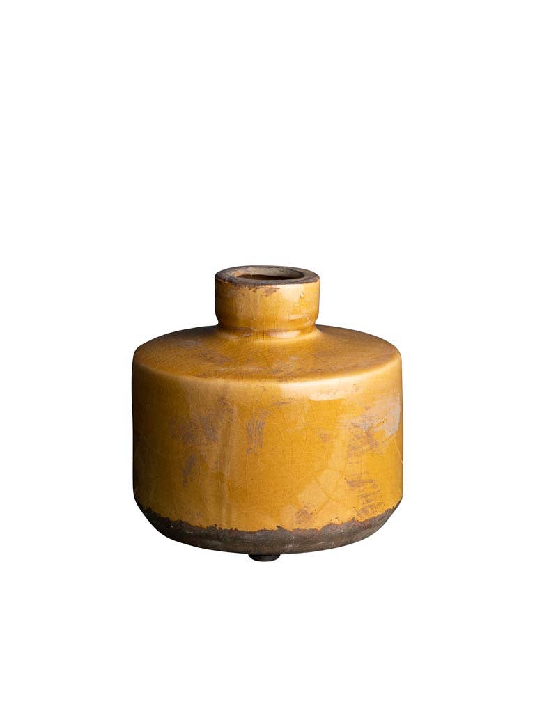 Bottle Vase in Mustard