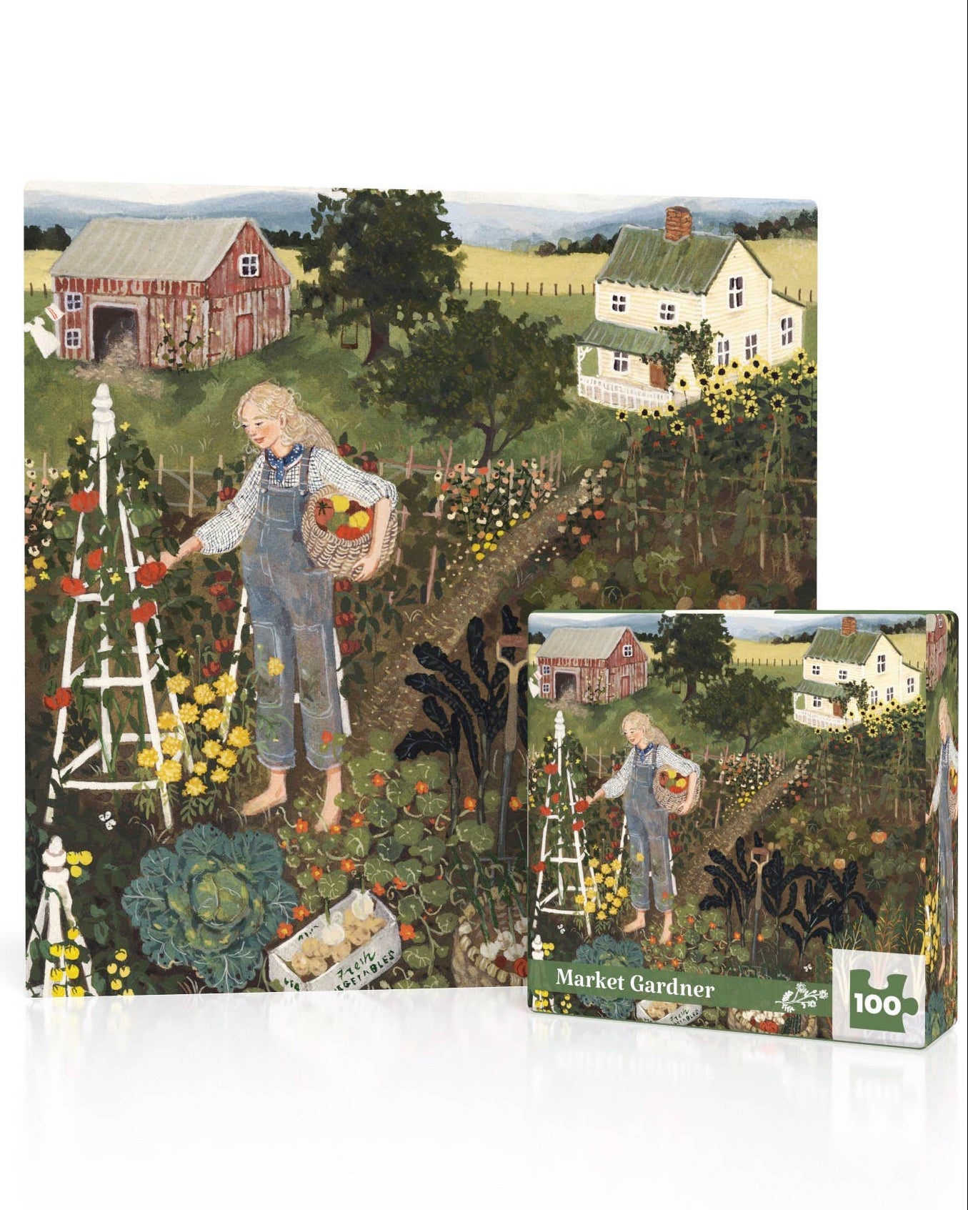 Market Gardener Mini 100 Piece Mini Puzzle