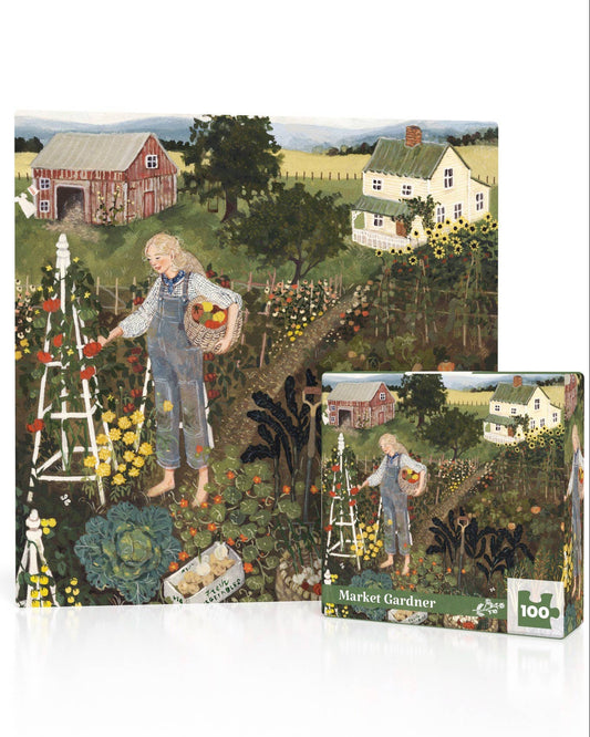 Market Gardener Mini 100 Piece Mini Puzzle