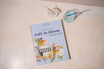 Café in Bloom Watercolor Workbook
