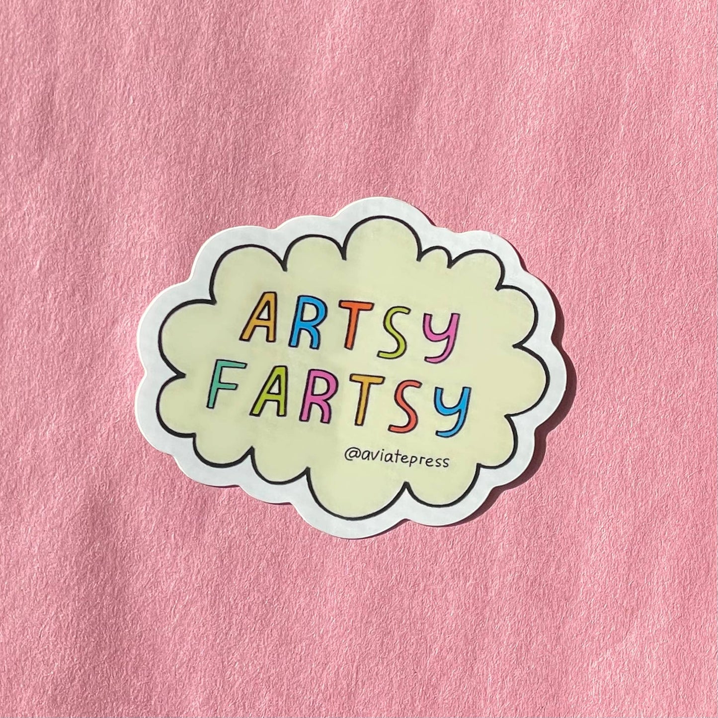 Cute Artsy Fartsy Sticker
