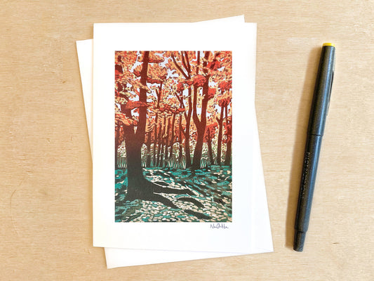 Maple Glow Card