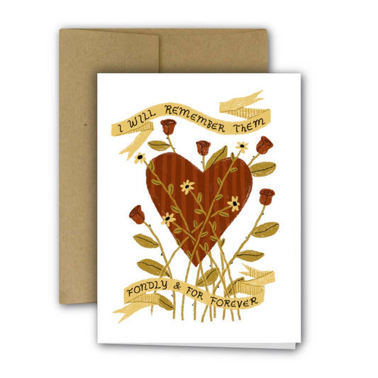 Remember Forever Sympathy Card