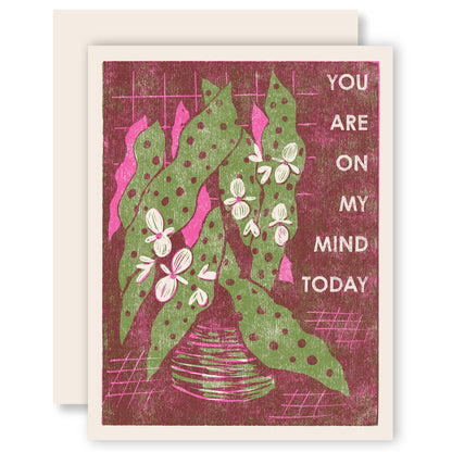 On My Mind Friendship Card