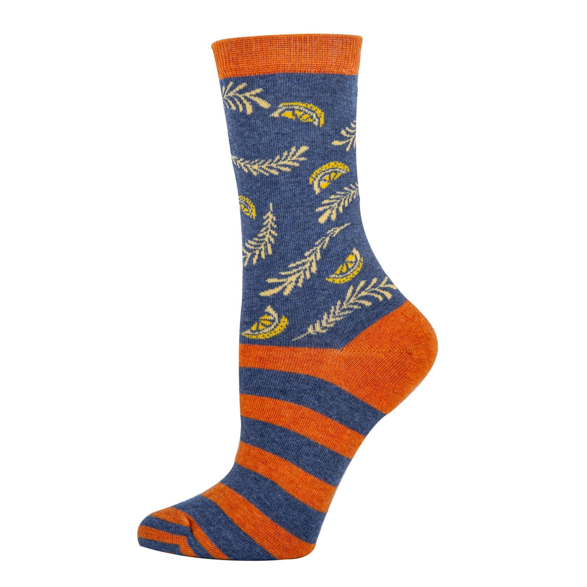 Water Trail Cotton Crew Socks