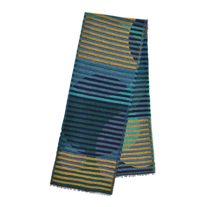 Enya Narrow Scarf in Blue