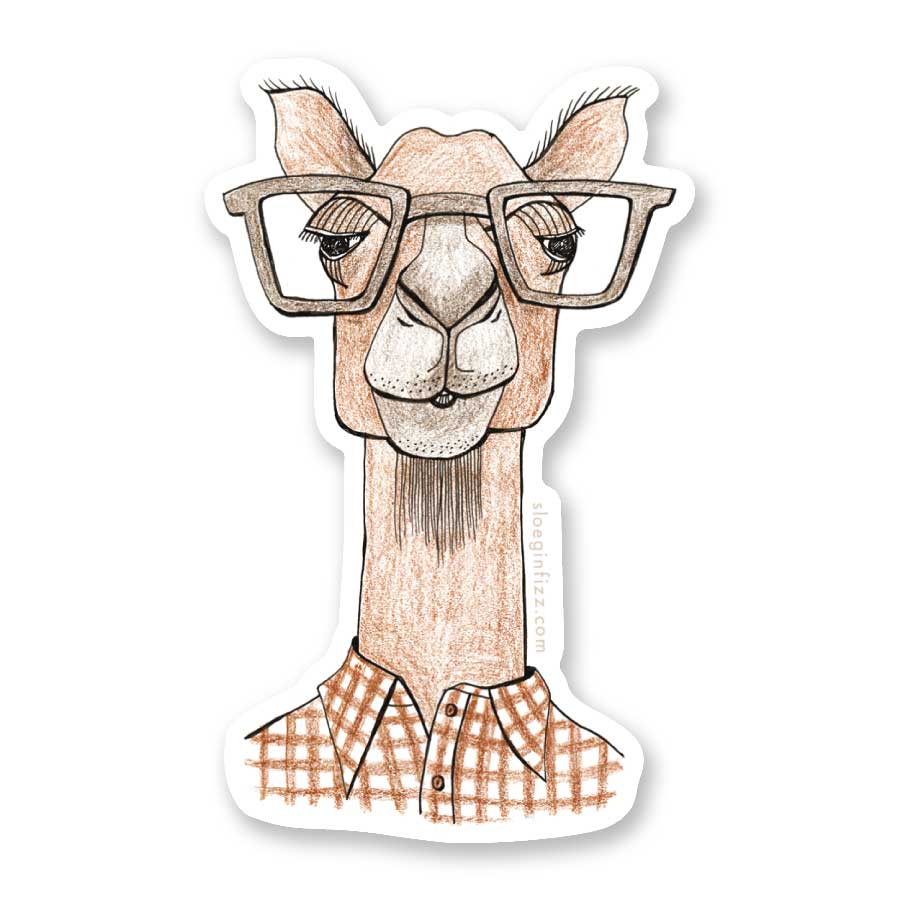 A Smart Camel Sticker