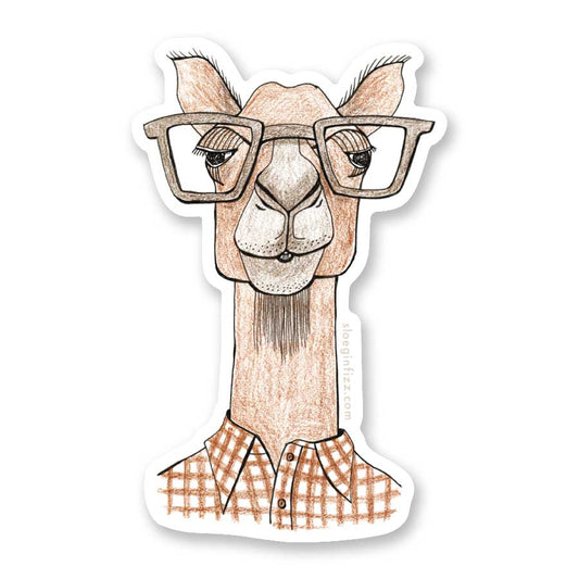 A Smart Camel Sticker