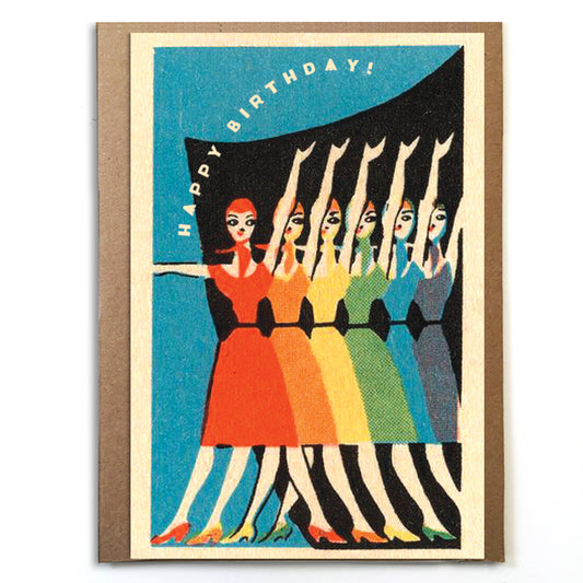 Vintage Birthday Ladies Card