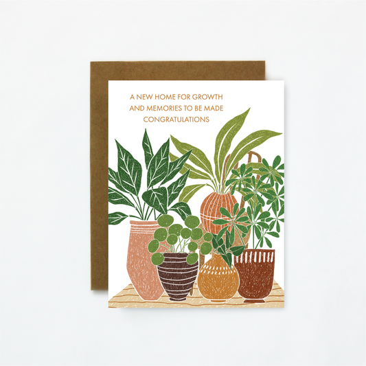 New Home, New Growth Housewarming Card
