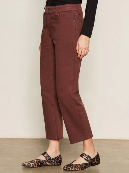 Cadence Straight Crop in Chicory | Sanctuary