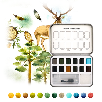 Forest Pocket Watercolor Set