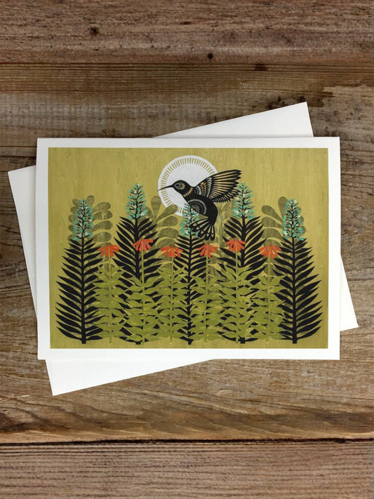 Glinting Through The Garden Card