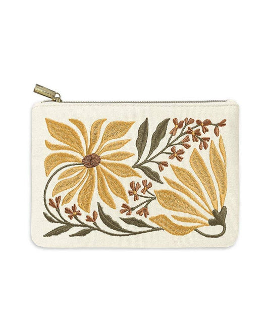 Sunflower Floral Pouch