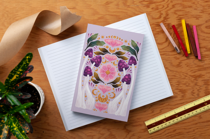 Fungi Blooms Layflat Notebook