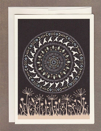 Moon of the Circling Swallows Card