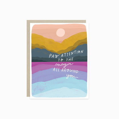 Pay Attention Encouragement Card
