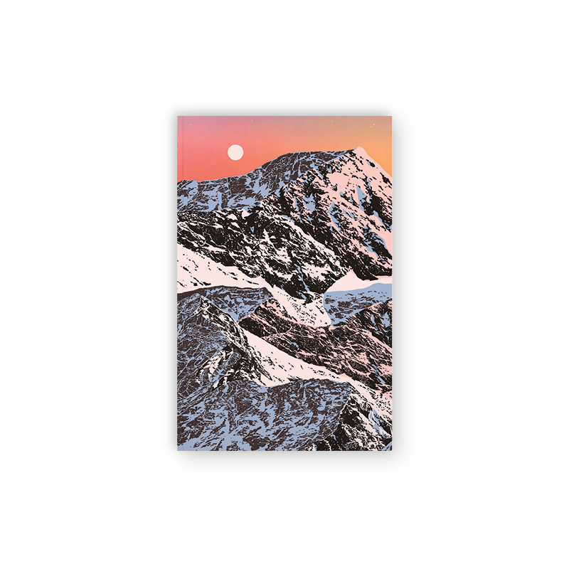 Sunset Mountain Layflat Graph Notebook