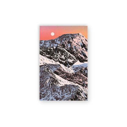 Sunset Mountain Layflat Graph Notebook