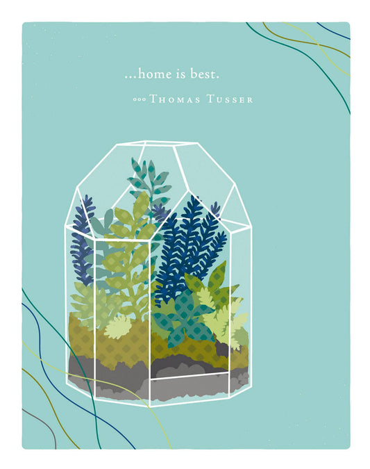 Home is Best New Home Card