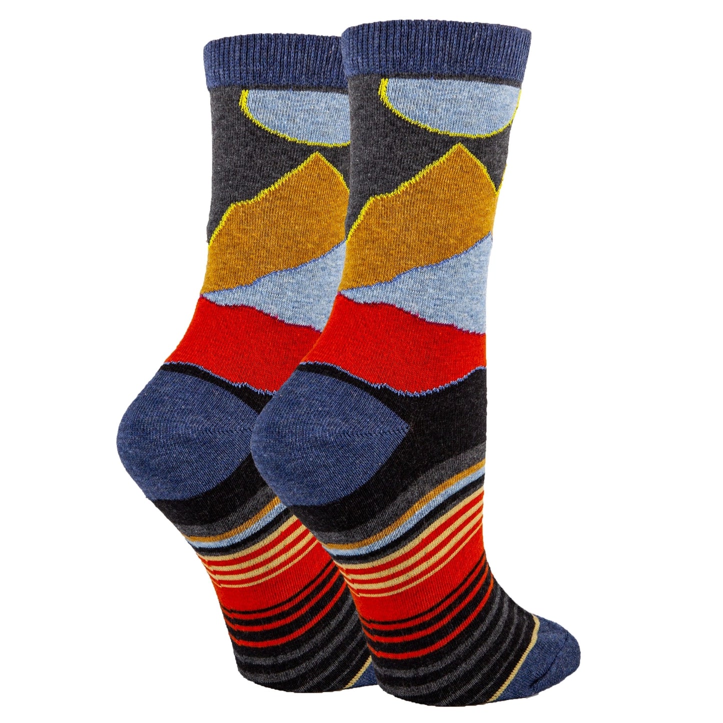 Midnight Sky Cotton Crew Socks