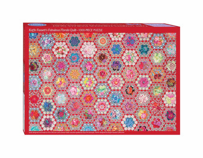 Kaffe Fassett's Fabulous Florals Quilt Jigsaw Puzzle for Adults by Kaffe Fassett: Jigsaw; 1 pages / English