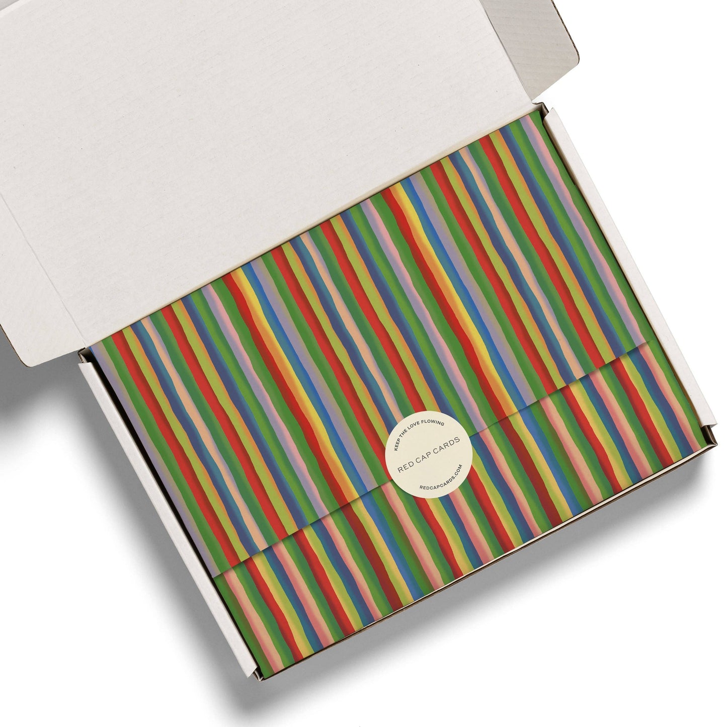 Colorful Stripe Tissue Paper Pack