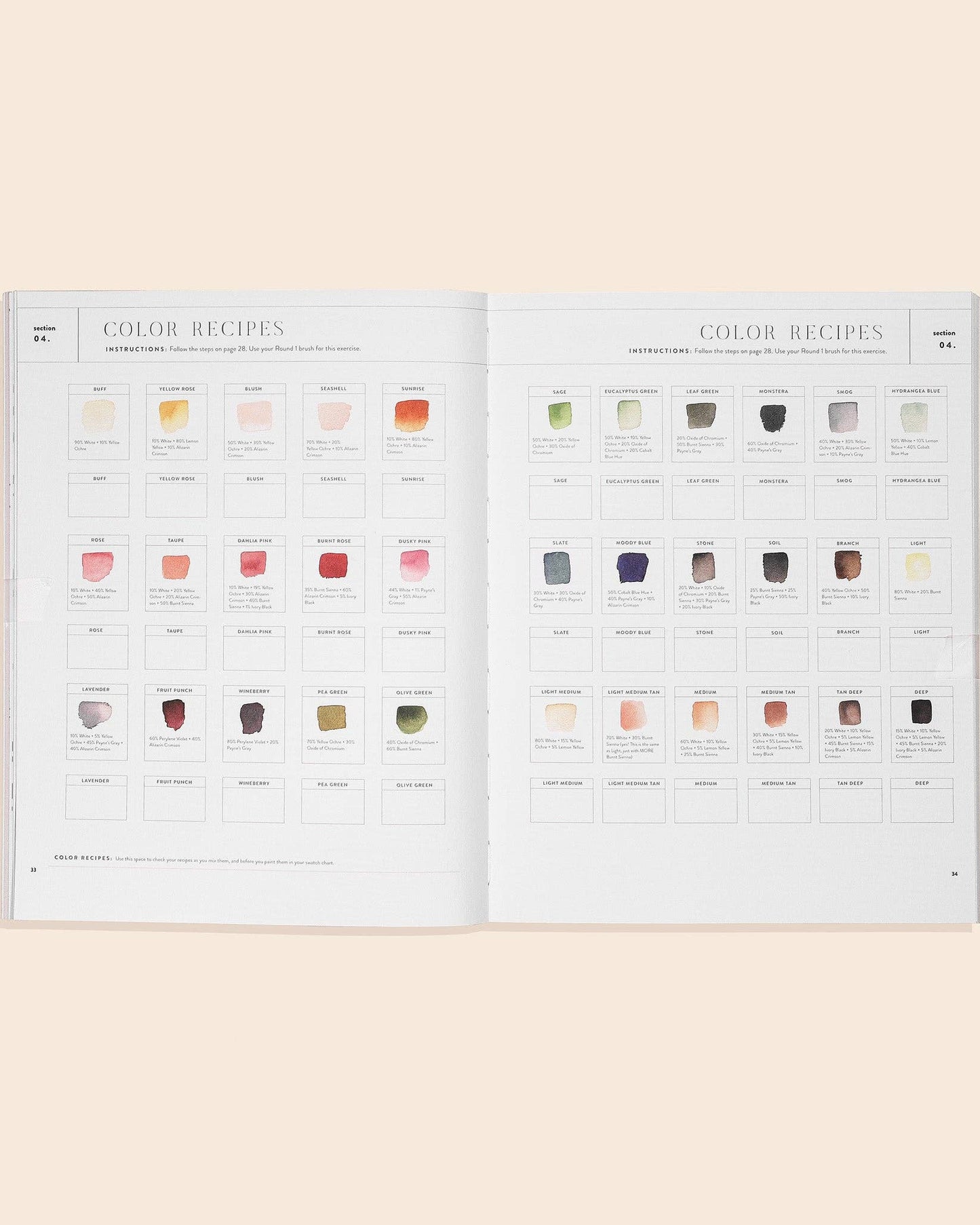 Botanical Watercolor Workbook