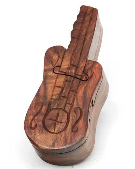 Guitar Wood Puzzle Box