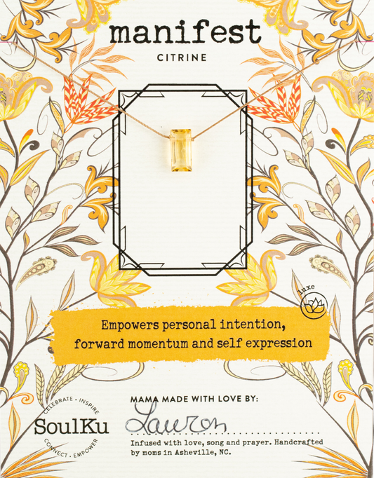 Manifest Citrine Necklace