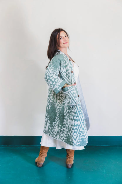 Aisha Quilted Jacket in Green