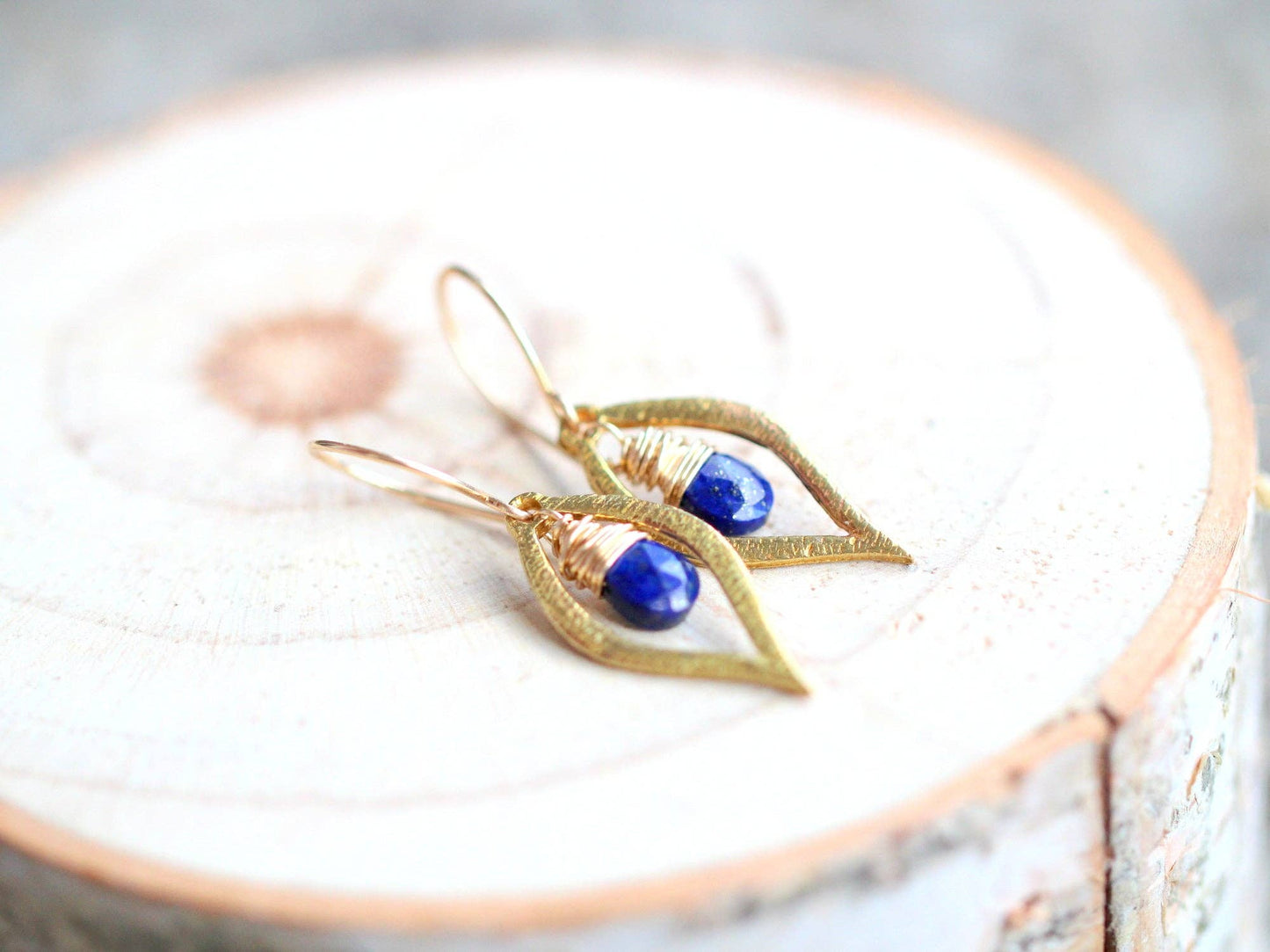 Lapis Dew Earrings