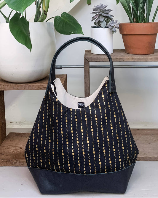 Convertible Tote in Dark Mooons