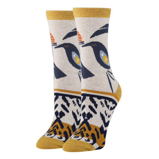 Clear Earth Cotton Crew Socks