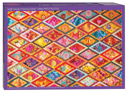 Kaffe Fassett's Diamond Quilt Jigsaw Puzzle for Adults by Kaffe Fassett: Jigsaw; 1 pages / English
