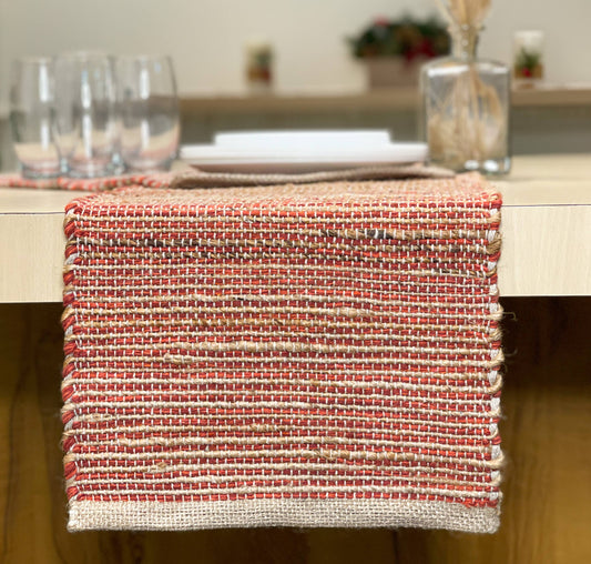 Rust & Jute Table Runner