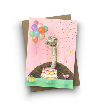 Birthday Bird Card
