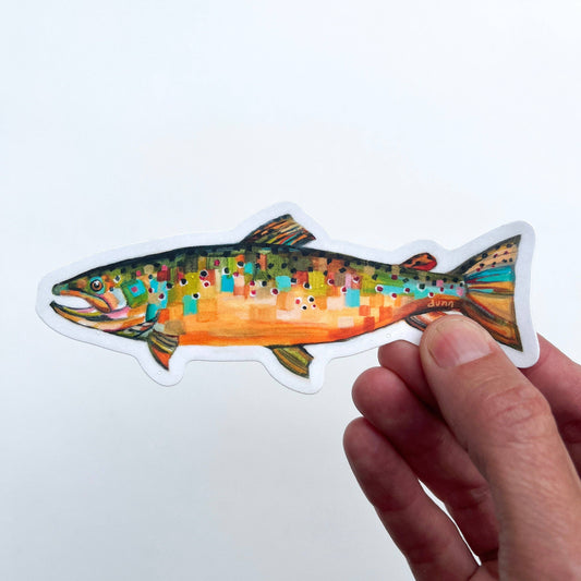 Brown Trout 2 Sticker