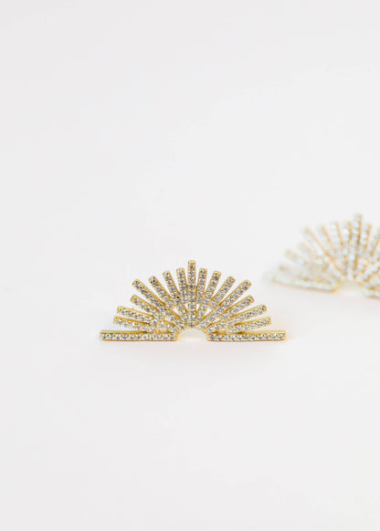 Gold Celestial Sunburst Posts