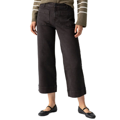 Marine Crop Jean in Obsidian | Sanctuary