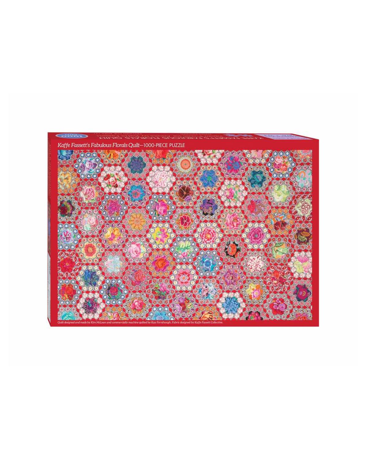 Kaffe Fassett's Fabulous Florals Quilt Jigsaw Puzzle for Adults by Kaffe Fassett: Jigsaw; 1 pages / English