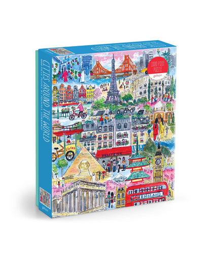 Cities Around the World 1000 Piece Puzzle