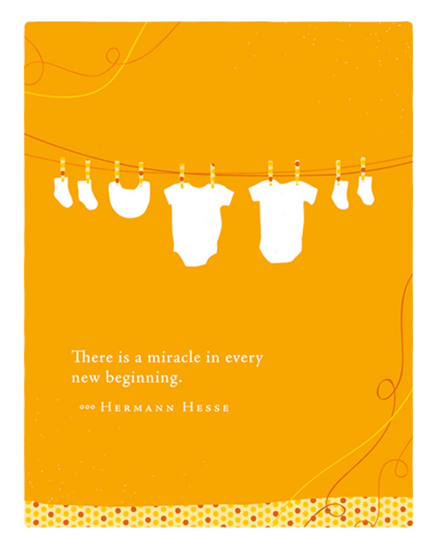 Miracle New Beginning Baby Card