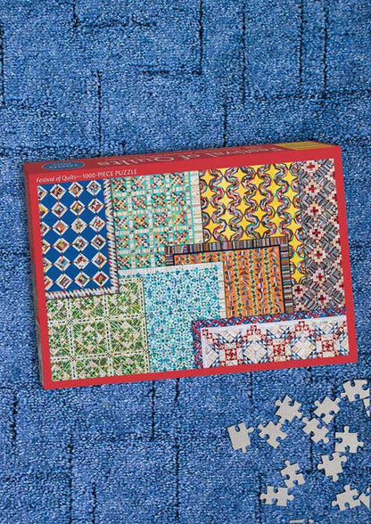 Festival of Quilts Jigsaw Puzzle by Bonnie K. Hunter by: Jigsaw; 1 pages / English