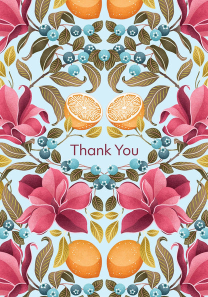 Lemons & Magnolia Boxed Thank You Cards